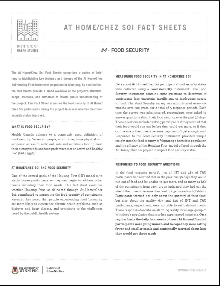 Fact Sheets Food Security
