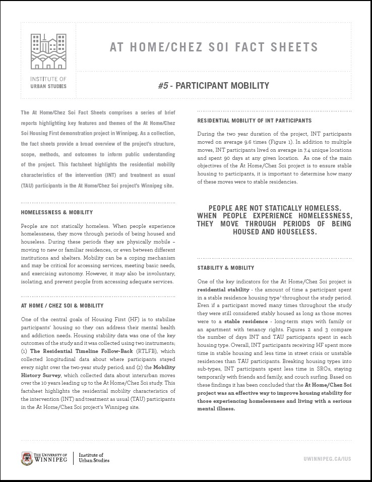 Fact Sheets Mobility