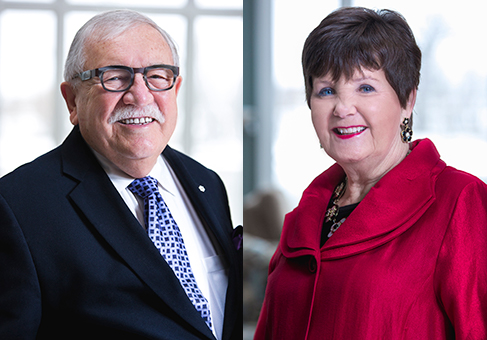 Drs. John and Bonnie Buhler, ©UWinnipeg