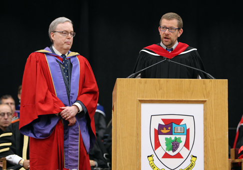 Murray Evans, left, ©UWinnipeg