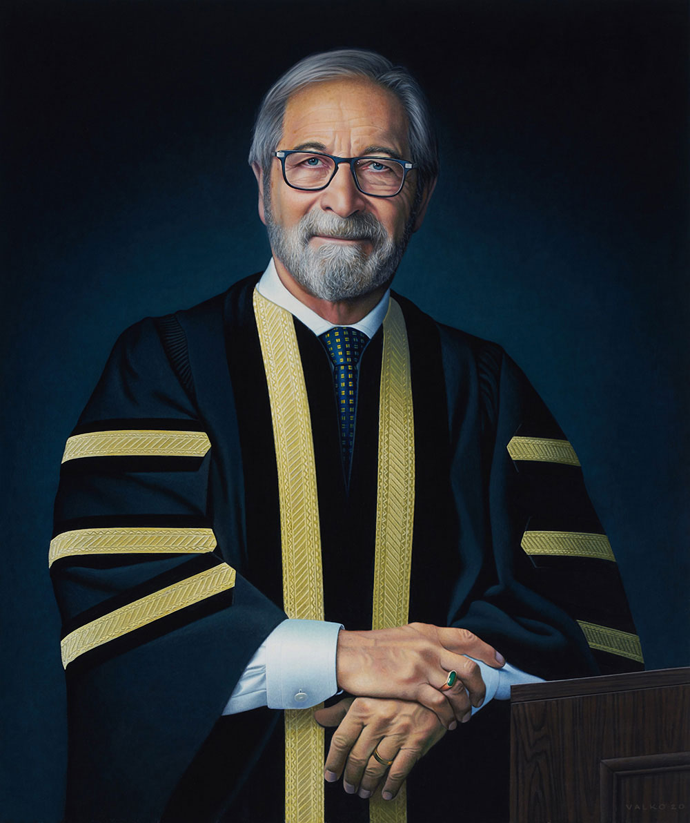 Portrait of Robert Silver by Andrew Valko