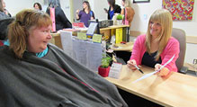 Accessibility Services front desk - student and reception