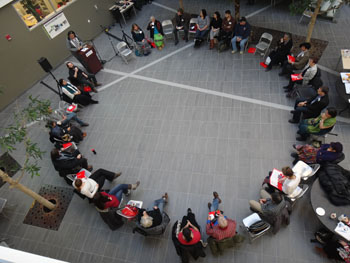 Talking circle at Indigenous Medicine Workshop