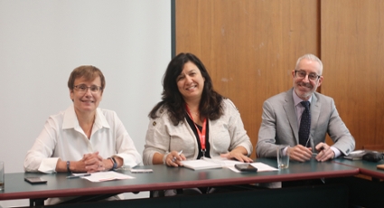 President Trimbee, Ms. Jennefer Neepinak, Dr. Glenn Moulaison