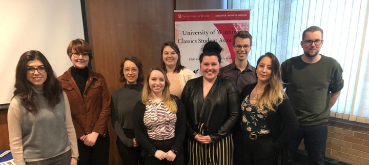 student presenters at the colloquium