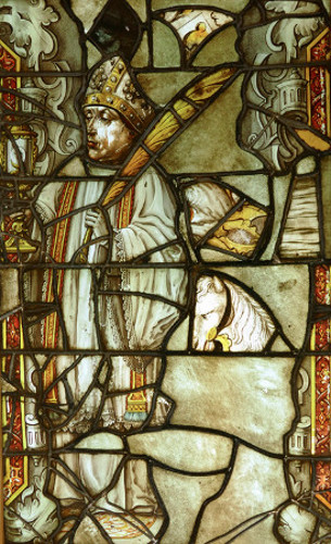 photo of a stained glass window taken by Dr. LaBrecque