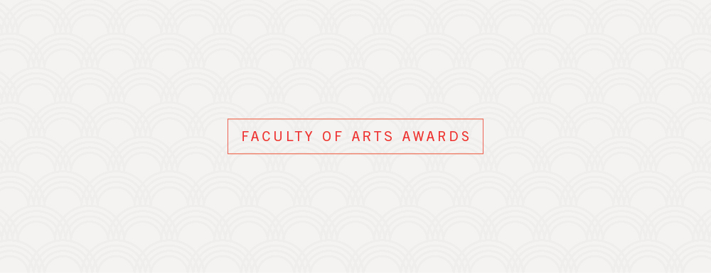 Text on white background "Faculty of Arts Awardss"