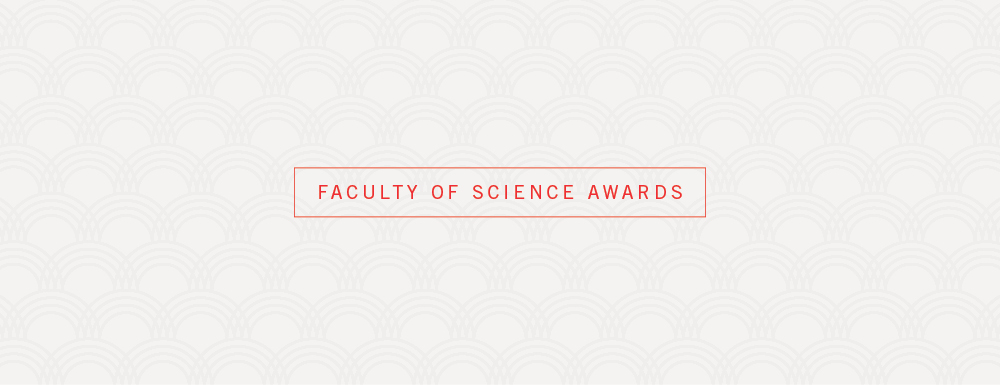 Header image red text "Faculty of Science Awards" on white background