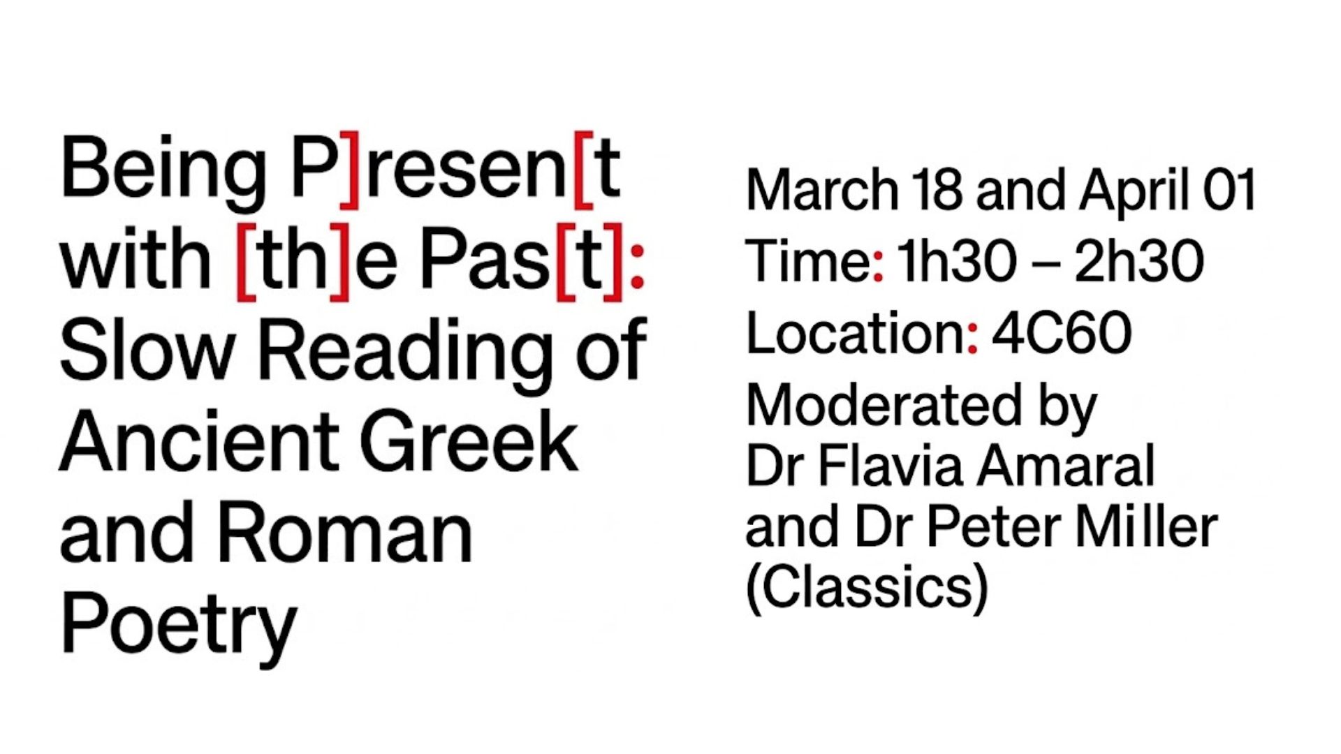 Classics poetry club 