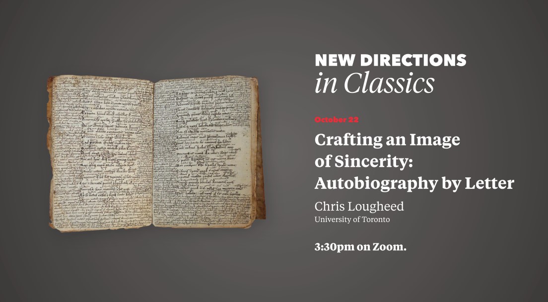 Promo image for October 22 New Directions in Classics, full text on web page