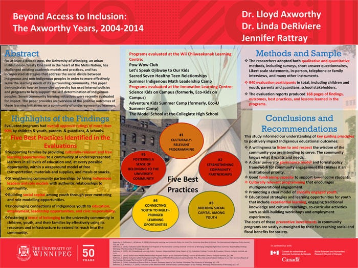 Beyond Access to Inclusion: the Axworthy Years 2004-14 poster