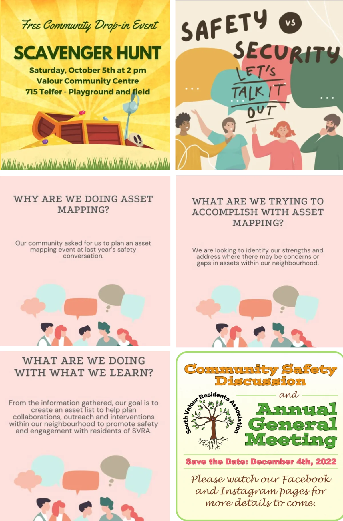 Examples of social media posts for the SVRA Scavenger Hunt