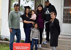 Dr. Trimbee with graduate their family