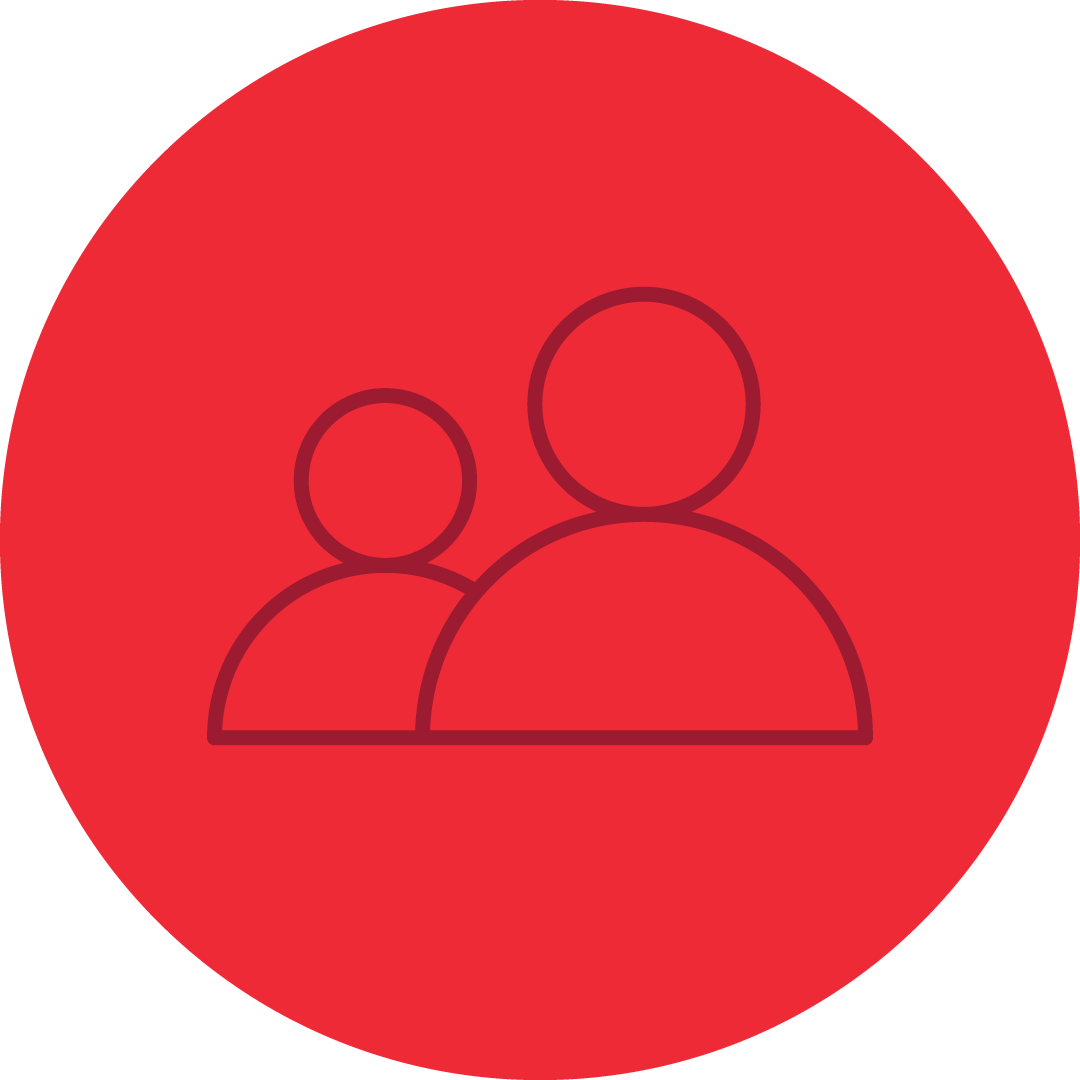Information for Friends, Family and Guests – Image shows two silhouettes