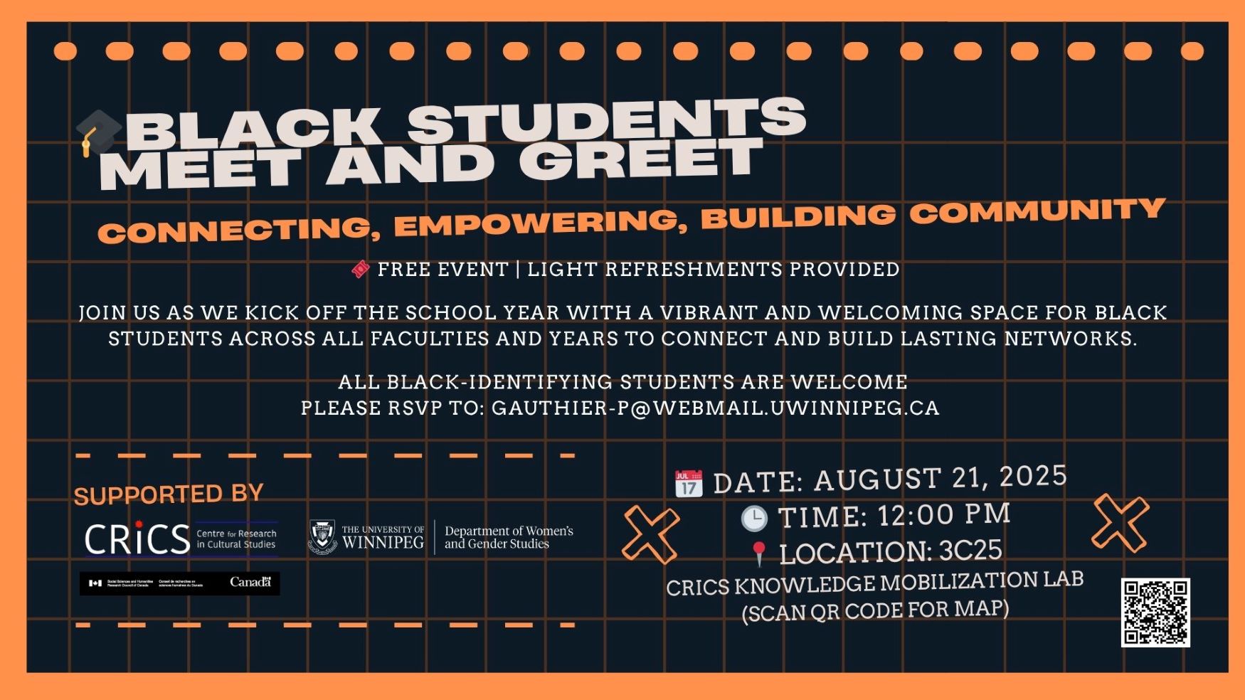 Black Students Meet and Greet invitation