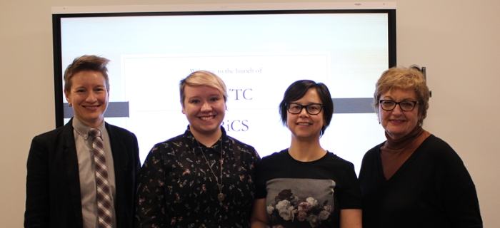 Image of Angela Failler, Lauren Bosc, Larissa Wodtke, and Mavis Reimer