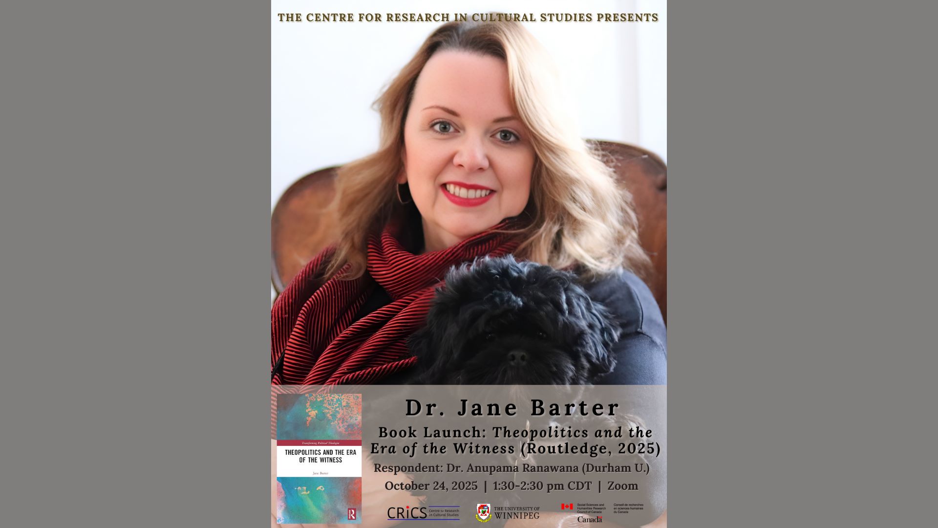 Dr. Jane Barter and event information