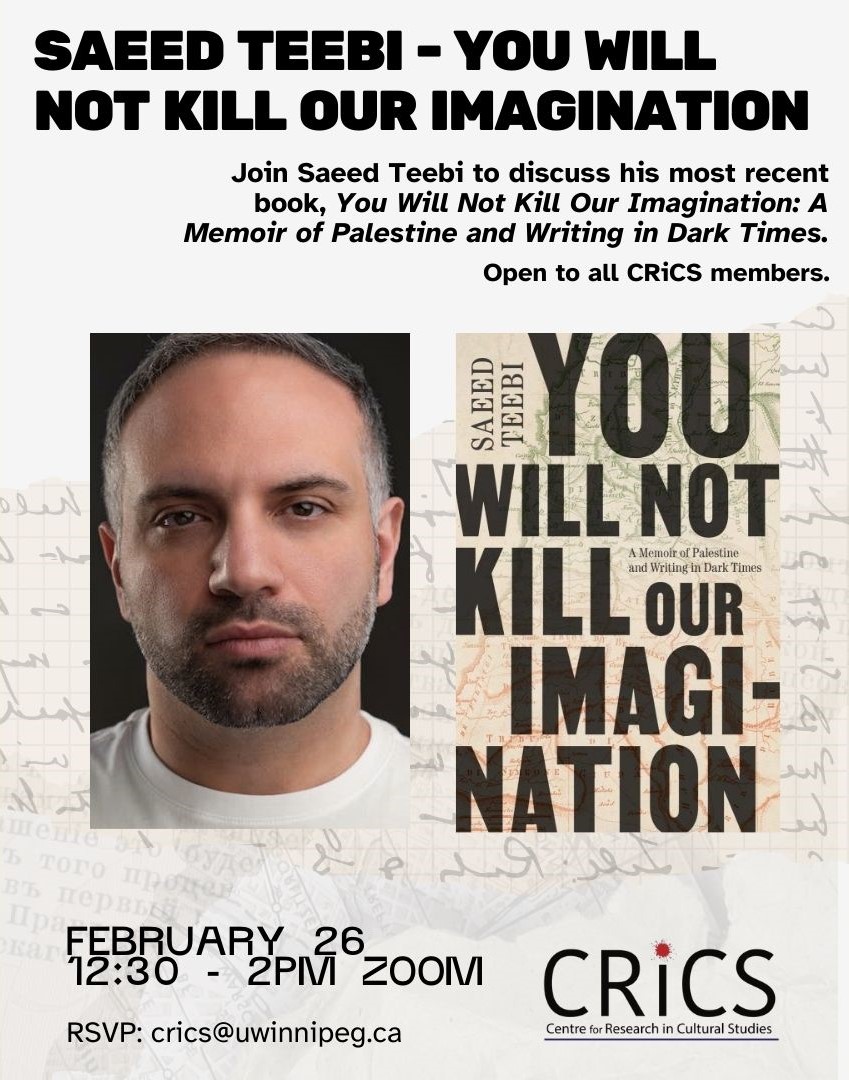 Saeed Teebi event poster