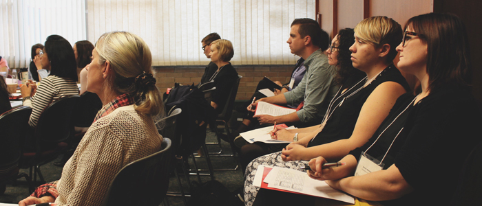 Participants at the Museum Openings Workshop