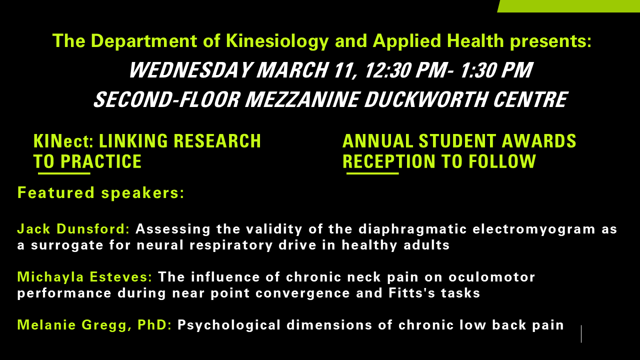 KINect and Annual Award Recognition Events