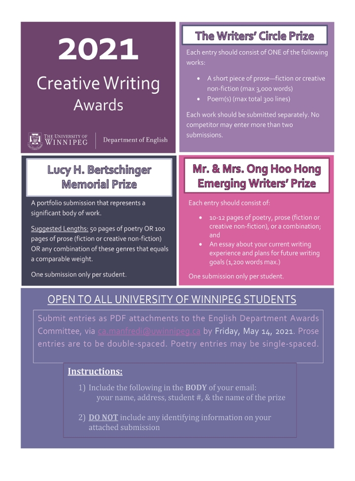creative writing university of winnipeg