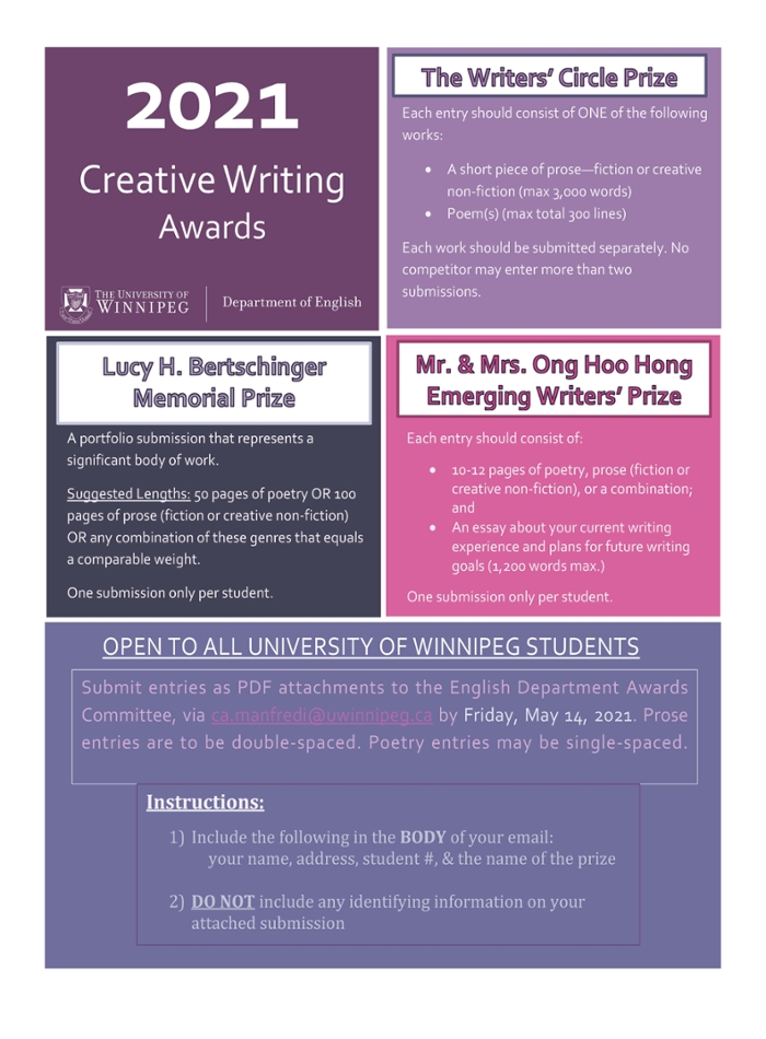 university of winnipeg creative writing