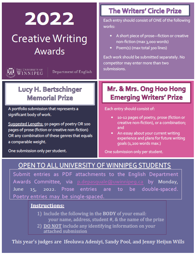 university of winnipeg creative writing