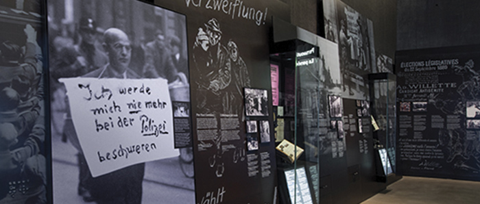 Holocaust gallery at the Canadian Museum for Human Rights