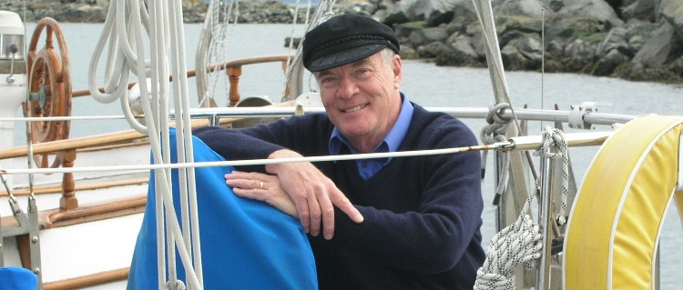 Dr. Michael Hadley on a ship