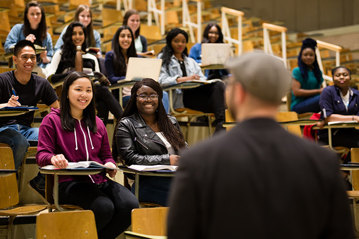 A Manitoba Hall classroom where your professor will know you by name.