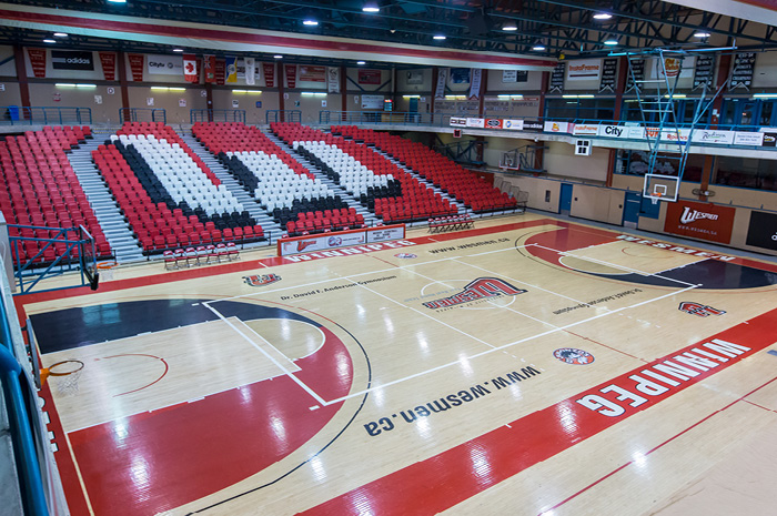 Dr. David F. Anderson Gymnasium home to the Wesmen teams.