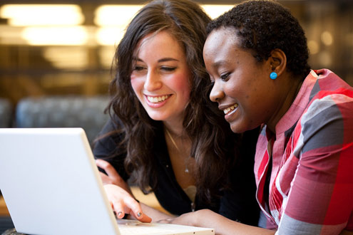 Students on Laptop