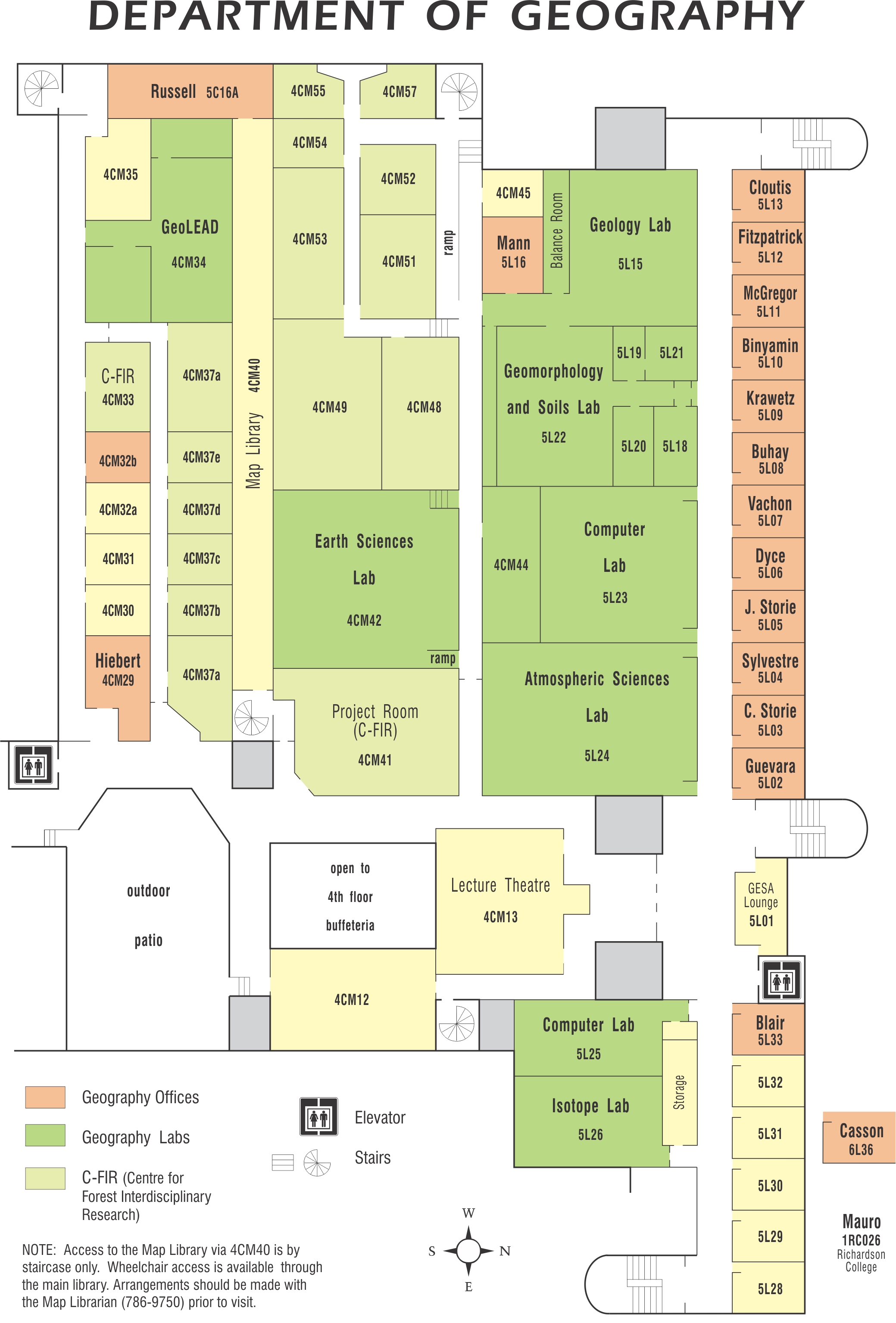 University Of Winnipeg Map Facilities | Geography | The University Of Winnipeg