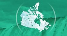 Image (Canada) from home page of the Climate Atlas of Canada