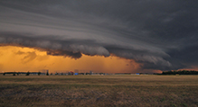 Prairie thunderstorm.