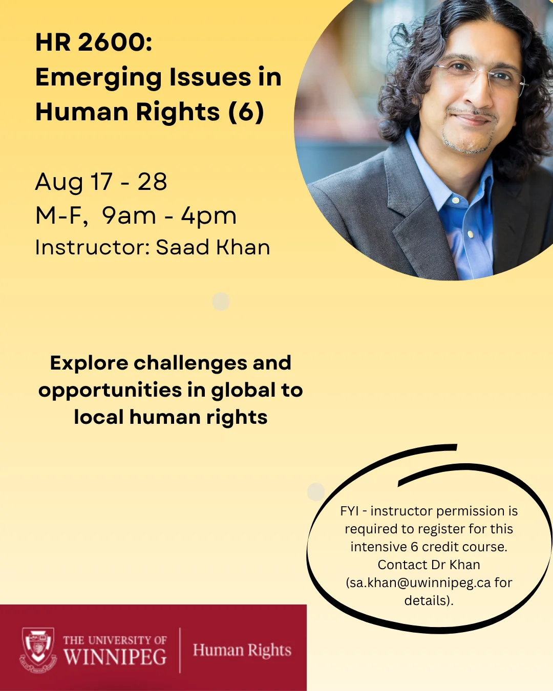 HR 2600: Emerging Issues in Human Rights