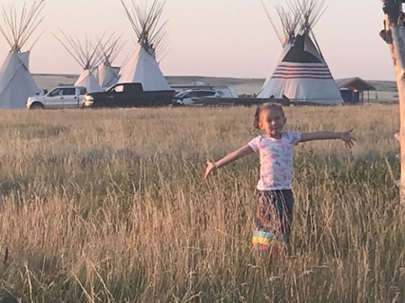 a girl playing in the reserves