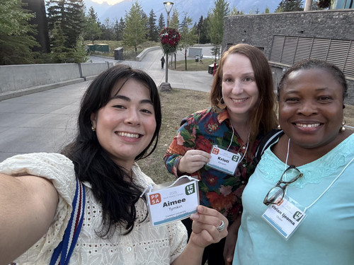 Aimee Tymkin, Dr. Kristi Kenyon, and Ijeoma Okwor