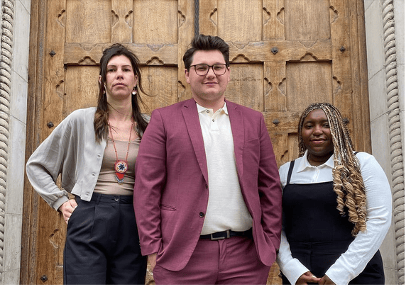 Amber Balan, Daniel Nychuk, and Bunmi Afolabi in Dublin, Ireland