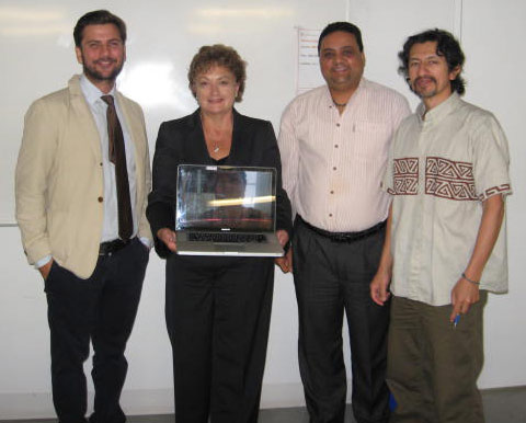 Gregory Querel, Dr. Mavis Reimer, Dr. Shailesh Shukla, Dr. Gabriel Nemoga and Dr. Parvin Ghorayshi via Skype.