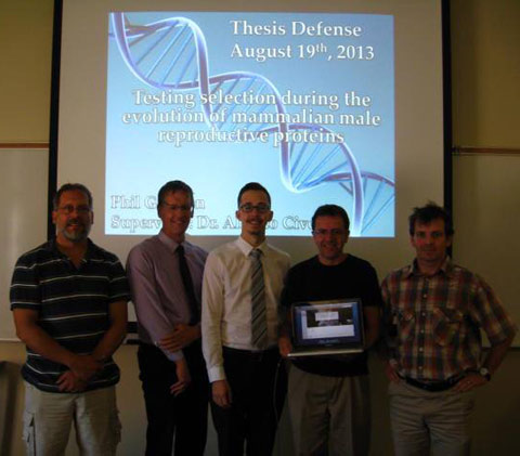 Dr. Jens Franck, Dr. James Currie, Phil Grayson, Dr. Alberto Civetta, Dr. Kevin Campbell and Dr. Sara Good via Skype.