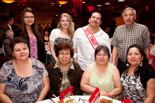 Attendees at table