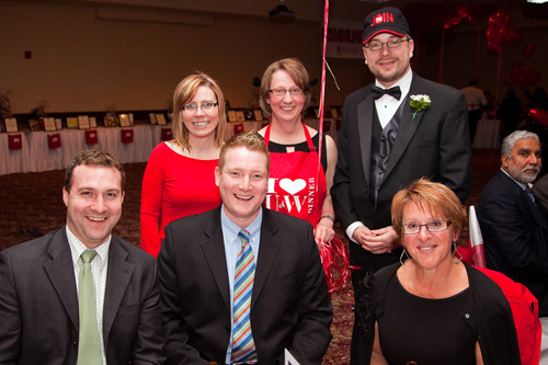 Attendees at table