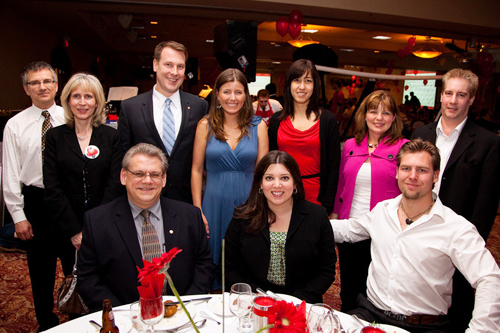 Attendees at table