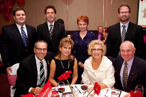 Attendees at table