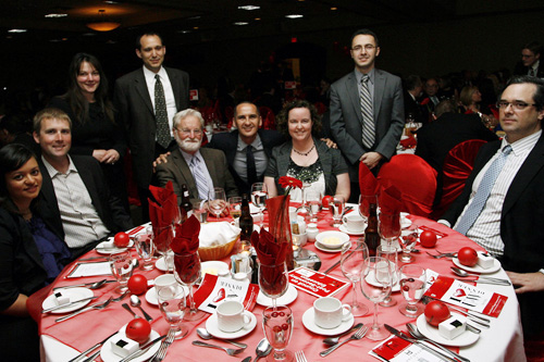 Attendees at table