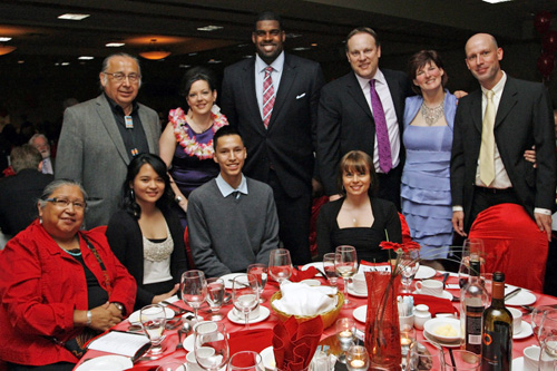 Attendees at table