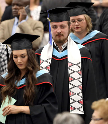 Photo of graduation sash. 