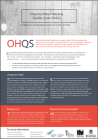 image of OHQS summary sheet