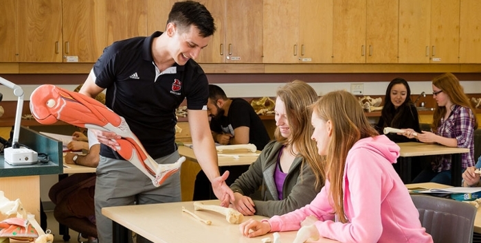 Students in a lab